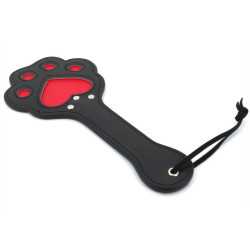 Kinky Puppy Paddle Patte 28 x 13cm Noir-Rouge